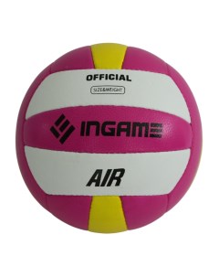 Мяч волейбольный AIR розово желтый Ingame