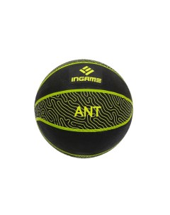 Мяч баскетбольный Ant 7 черно желтый Ingame