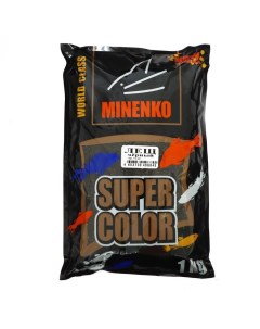 Прикормка Super Color Лещ Чёрный 1 кг Minenko