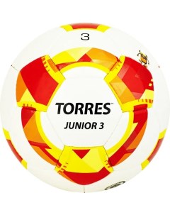 Футбольный мяч Junior 3 3 размер желтый красный Torres