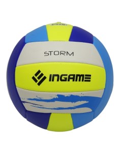Мяч волейбольный STORM бело желто синий Ingame