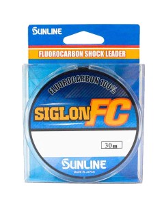 Леска флюрокарбоновая Siglon FC 0 35 мм 30 м 8 кг clear Sunline