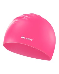 Шапочка для плавания силиконовая 56 65 см высококачественная розовая SC 4602 Wave