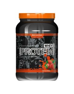 Протеин Whey Protein 100 клубника 900 г Atech nutrition