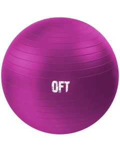 Гимнастический мяч 55 см фуксия с насосом арт FT GBR 55FX Original fittools