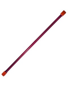 Гимнастическая палка бодибар арт MR B07 вес 7кг дл 110 см стальная труба бордовый Nobrand