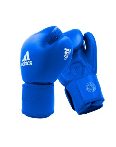 Перчатки боксерские Muay Thai Gloves 200 сине белые вес 16 унций Adidas
