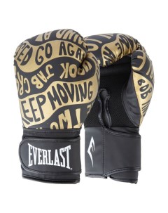 Боксерские перчатки Spark черный золотистый 10 унций Everlast