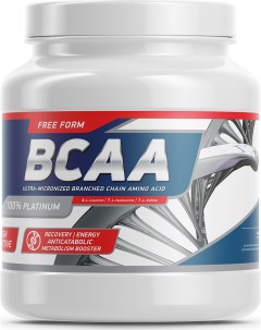 Free Forn Platinum BCAA 500 г без вкуса Geneticlab nutrition