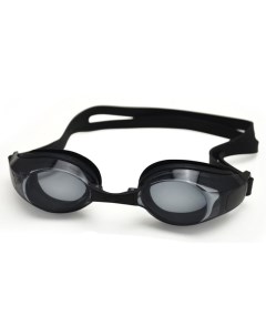 Очки для плавания взрослые 3 переносицы черные AF от UVA UVB силикон Mystyle