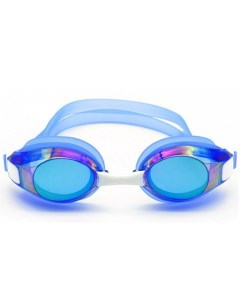 Очки для плавания взрослые 3 переносицы голубые AF от UVA UVB силикон Mystyle