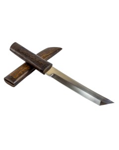 Нож Танто с деревянными Нож нами кованая сталь Х12МФ рукоять венге Semin