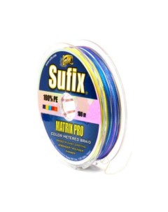 Леска Sufix Pro x6 Multi Color 100м 0 12мм 8 1кг Matrix
