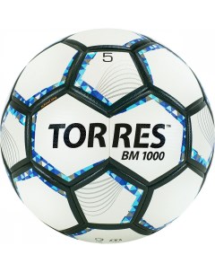 Футбольный мяч BM 1000 5 white blue Torres