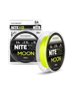 Леска плетеная NITE Moon х8 Chartreuse 0 6 0 12мм 100м 154648 Yoshi onyx