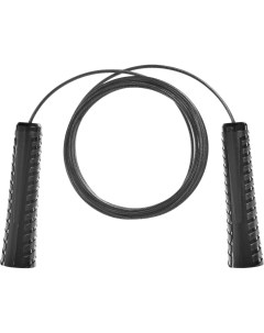 Скакалка с металлическим шнуром для фитнеса 3 метра черная Bradex