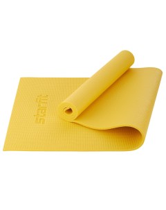 Коврик для йоги и фитнеса FM 101 PVC 1 см 173x61 см желтый Starfit