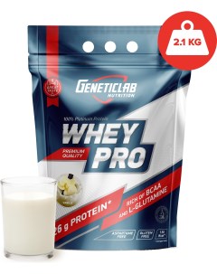 Протеин Whey Pro 2100 г vanilla Geneticlab nutrition