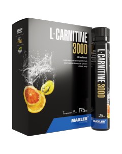 Карнитин L Carnitine 3000 мг 7 порций по 25 мл вкус Цитрус Maxler