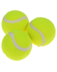 Теннисный мяч C33250 3 шт желтый Спортекс