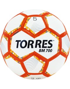 Футбольный мяч BM 700 5 white orange Torres