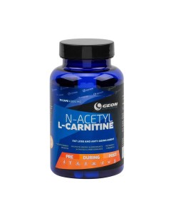 Жиросжигатель в ацетилированной форме N Acetyl L Carnitine 75 капсул х 600 мг Geon