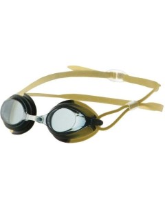 Очки для плавания спорт вз черные золотое тонир AF от UVA UVB силикон N301 Atemi