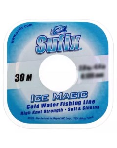 Леска Ice Magic 30м 0 135мм CLEAR Sufix