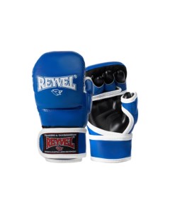 Перчатки для ММА тренировочные синий M Reyvel