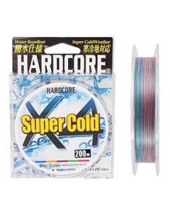 Шнур Duel Hardcore PE X4 Super Cold 200м PE0 4 0 11мм 3 6кг Multicolor Yo-zuri