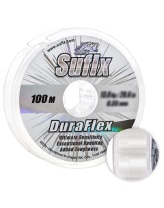 Леска Duraflex 100м 0 25мм CLEAR Sufix