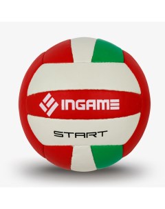 Мяч волейбольный START зелено бело красный Ingame