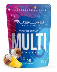 Комплексный протеин Multi Protein 800гр вкус пина колада Ruslabnutrition