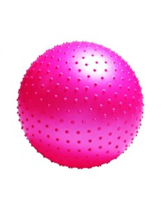 Массажный фитбол с антивзрывным эффектом 75 см Цвет Розовый Nobrand