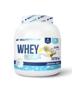 Протеин Whey Delicious 2270 г вкус ваниль Allnutrition