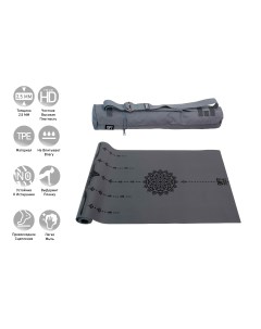 Коврик для йоги Original Fit Tools FT TYM025 grey 183 см 2 5 мм Original fittools