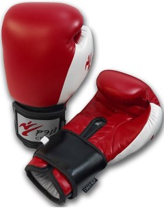 Перчатки боксёрские Панчер лБ54К красные 12 ун Рэй-спорт