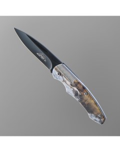 Нож перочинный Медведь на охоте складной лезвие 6 5 см Мастер к.