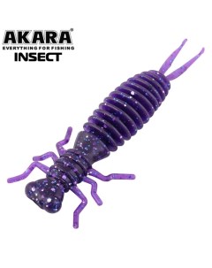 Твистер Insect 6 5 см цвет X040 4 шт Akara
