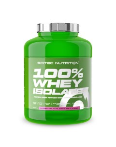 Протеин 100 Whey Isolate 2000 г клубника белый шоколад Scitec nutrition
