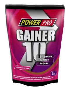 Power Pro Гейнеры Power Pro Gainer 10 1000 гр фруктово ягодный Powerpro