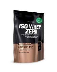 Изолят сывороточного протеина Iso Whey Zero порошок 500 г Кофе латте Biotechusa