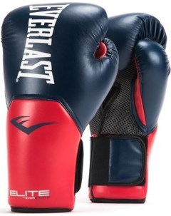 Боксерские перчатки Elite ProStyle красный синий 12 унций Everlast