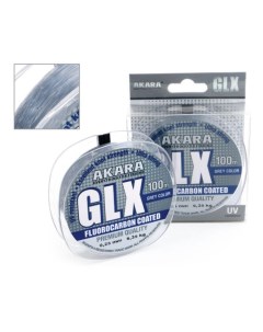 Леска GLX Premium Grey цвет cерая диаметр 0 18 мм 100 м Akara