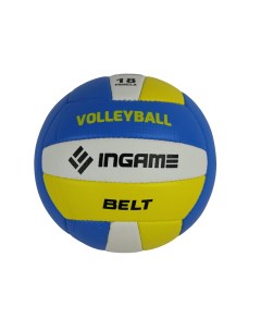 Мяч волейбольный Belt сине желтый ING 098 Ingame