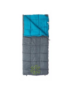Спальный мешок Alpine Comfort серый голубой левый Norfin