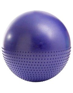 Мяч гимнастический Фитбол полумассажный 75 см 1000гр с насосом Фиолетовый Sportage