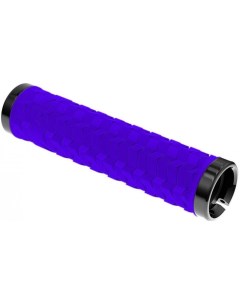 Грипсы KLS POISON 135мм 2 грипстопа пластиковые заглушки фиолетовый Kellys