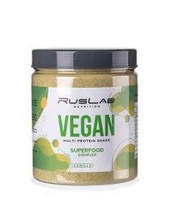 Multi VEGAN Protein Shake веганский протеин 704гр вкус ваниль Ruslabnutrition