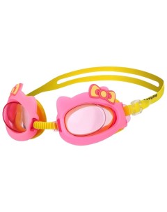 Очки для плавания Бантик беруши детские цвет розовый Onlitop